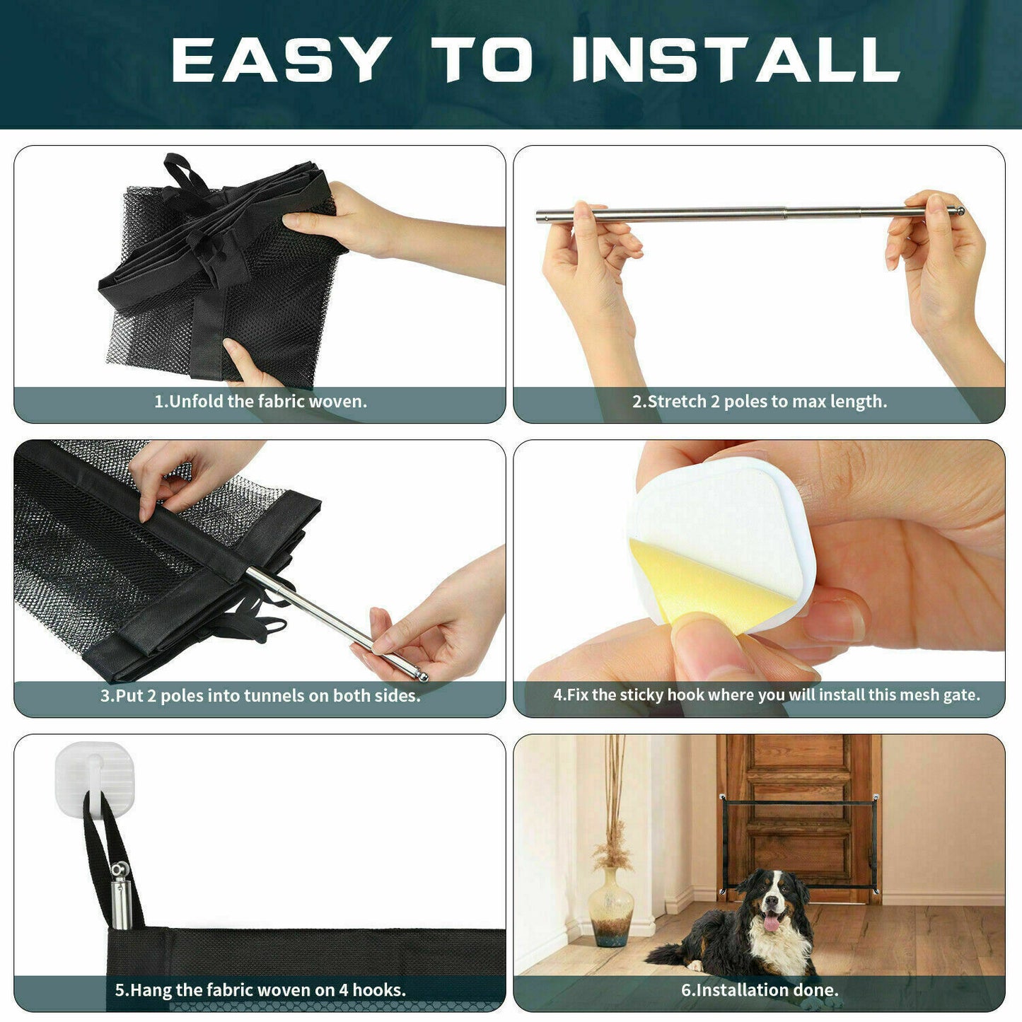 Adjustable Pet Safety Gate