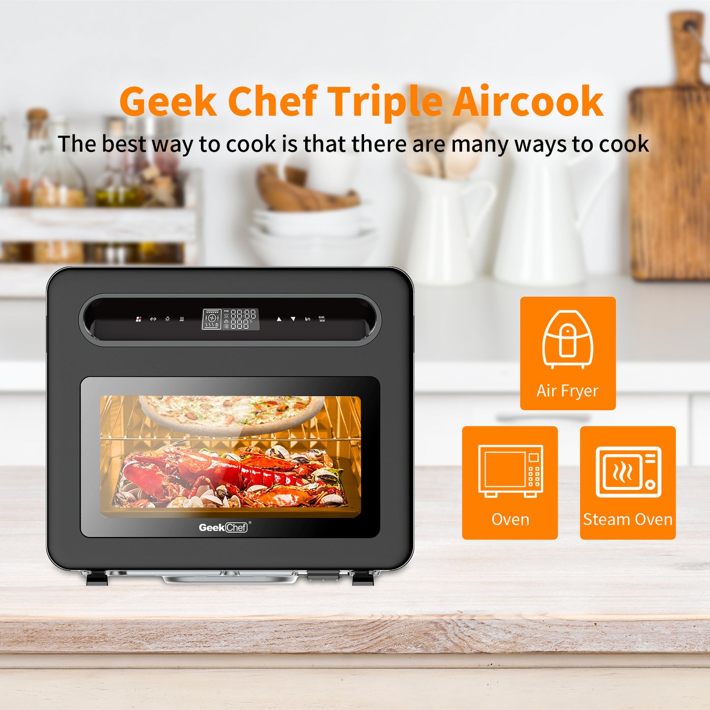 AiroCook - Greek Chef Triple Aircooker