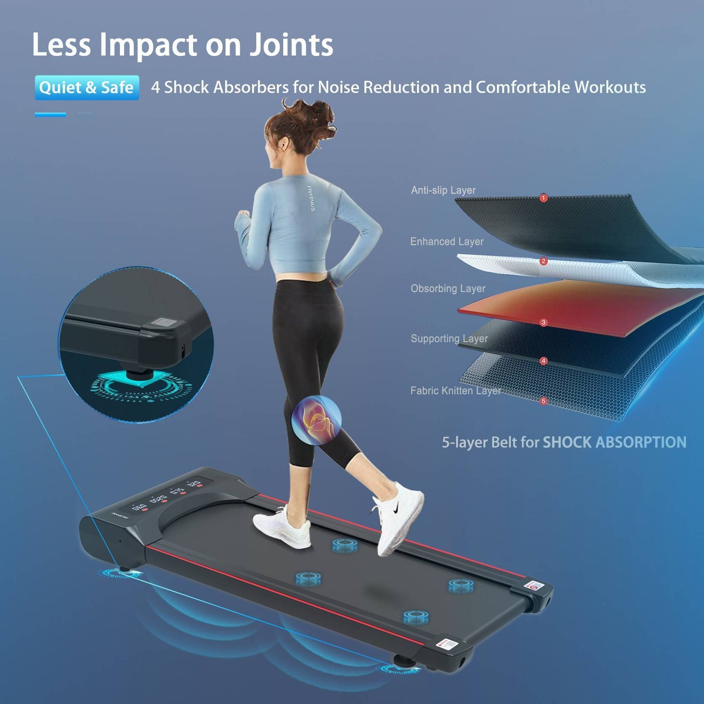 Treadmill Machine - Walking Pad